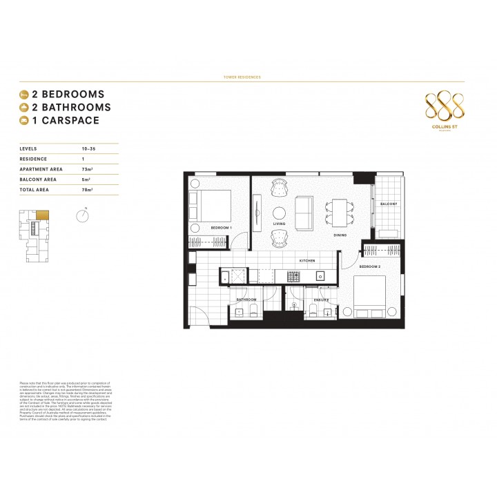 2401/888 Collins St, Docklands - Thumbnail 8